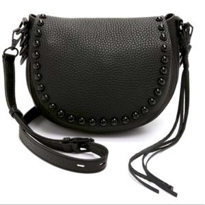 Rebecca Minkoff Unlined Saddle Moto Crossbody Bag